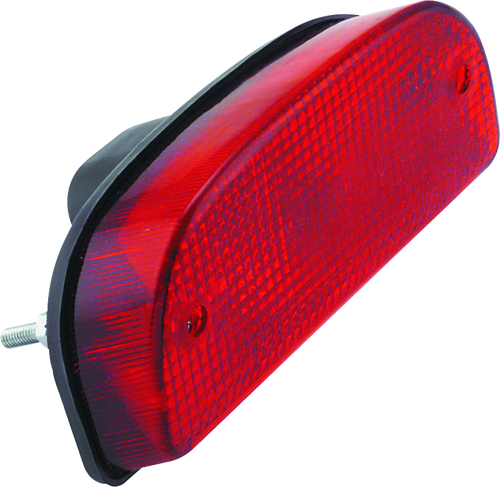 Bikers Choice Replacement Custom Fatbob Rear Taillight W/Red Lens