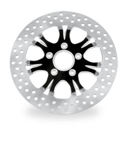 Performance Machine Disc/Carr 11.5in Heathen Front Left - Contrast Cut Platinum