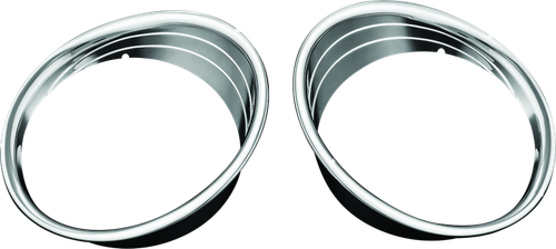 Kuryakyn Driving Light Bezels Indian Chrome