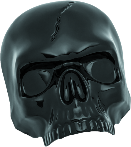 Kuryakyn Skull Horn Cover Black