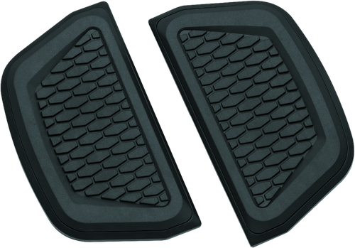 Kuryakyn Hex Passenger Board Inserts Black