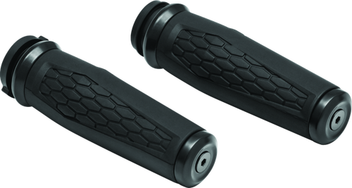Kuryakyn Hex Grips Thottle-By-Wire Black