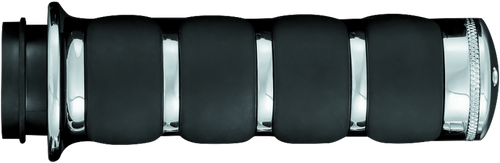 Kuryakyn ISO Grips Without Throttle Boss Throttle-By-Wire Chrome