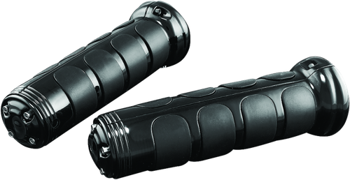 Kuryakyn ISO-Grips With OEM Heated Grip 06-20 Honda GL1800 Black