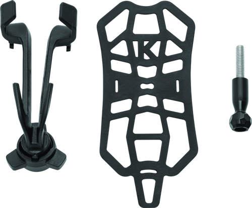 Kuryakyn Free-Flex Device Holder Perch Screw Mount Black