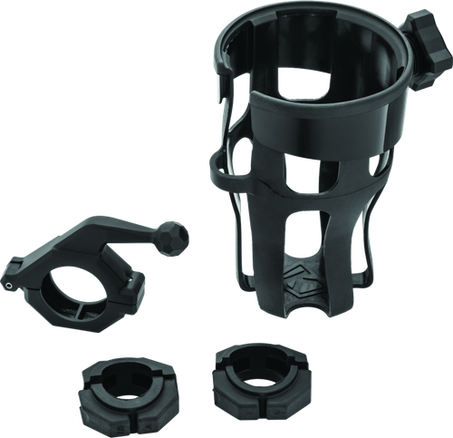 Kuryakyn Reflex Drink Holder With Bar Mount Universal Black