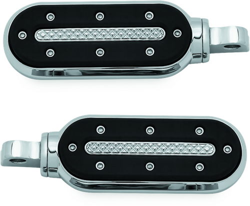 Kuryakyn Heavy Industry Pegs With Adapters Chrome