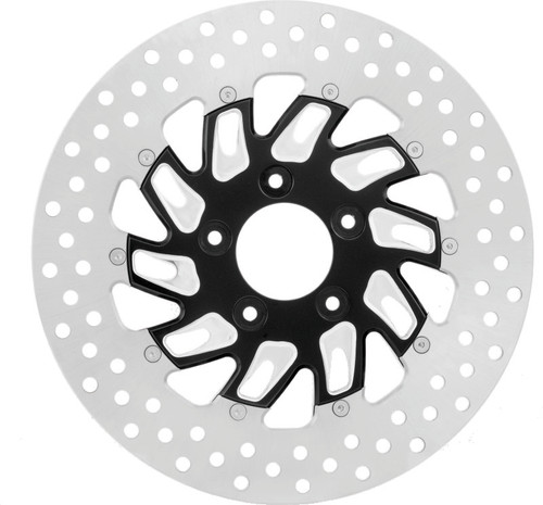 Performance Machine Disc/Carr 11.8 Supra Front Left - Contrast Cut Platinum