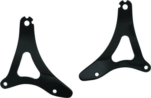 Kuryakyn Fixed Mounts Multi-Purpose Driver &amp; Passenger Backrest 14 and Up Touring Models Black