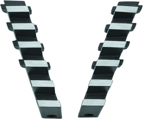 Kuryakyn Exhaust Port Fillers For Indian Black & Raw