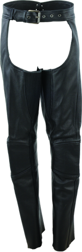 Kuryakyn Leather By River Road Sierra Leather Chaps Black Womens - Large