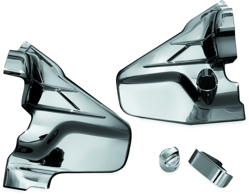 Kuryakyn Louvered Transmission Cover 01-17 Honda GL1800 Chrome