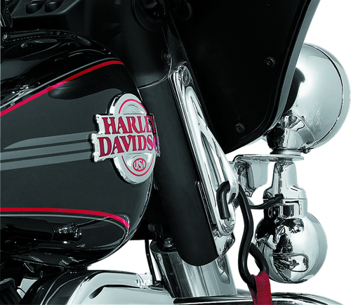 Kuryakyn Custom Teardrop Tie-Down Brackets 83-13 Touring Chrome