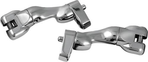 Kuryakyn Adjustable Passenger Peg Mounts For Harley-Davidson Touring and Indian Models Chrome