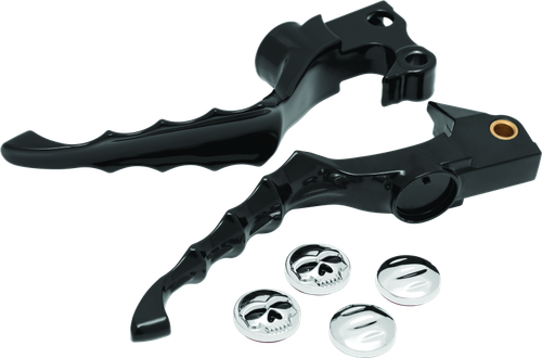 Kuryakyn Zombie Levers 04-13 XL Models Gloss Black