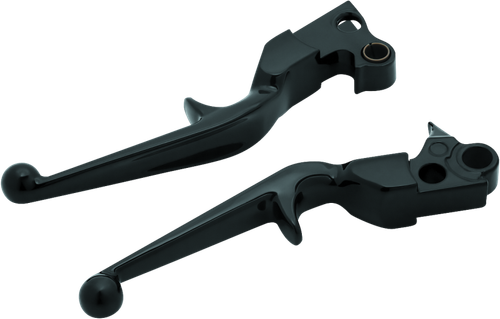 Kuryakyn Trigger Lever Set 96-Up Cable Gloss Black