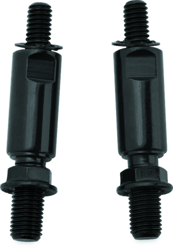 Kuryakyn Raised Mirror Mnt Adapters Gloss Black