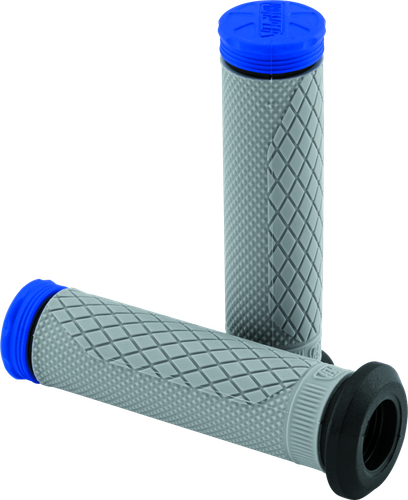 ProTaper Tri Density Full Diamond ATV Grips - Blue
