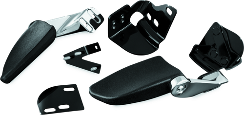 Kuryakyn Stealth Passenger Armrests 97-13 Touring Models Chrome