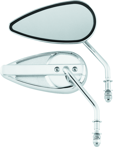 Bikers Choice 65-Up Chrome Teardrop Mirror Universal Custom Pr