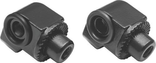 Kuryakyn Splind Peg Adptrs BMW Rear Blk