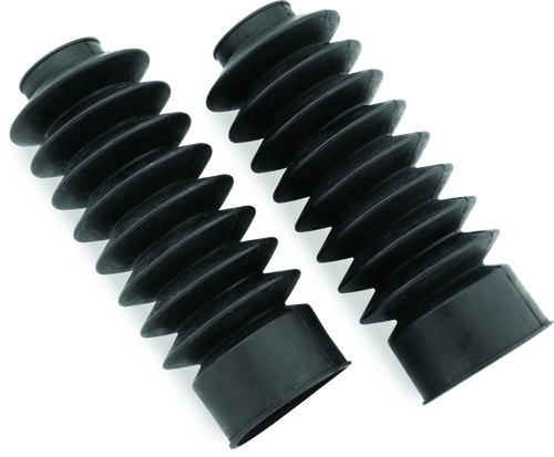 Bikers Choice 41MM Black Fork Boots Extended 8.58in / Collapsed 4in (Pair)