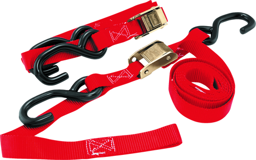 BikeMaster Tiedown Integrated Softhook - Red