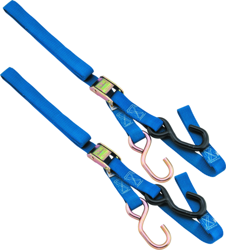 BikeMaster Tiedown Integrated Softhook - Blue