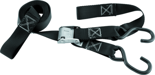 BikeMaster Tiedown 1-1/2 Integrated Softhook - Black