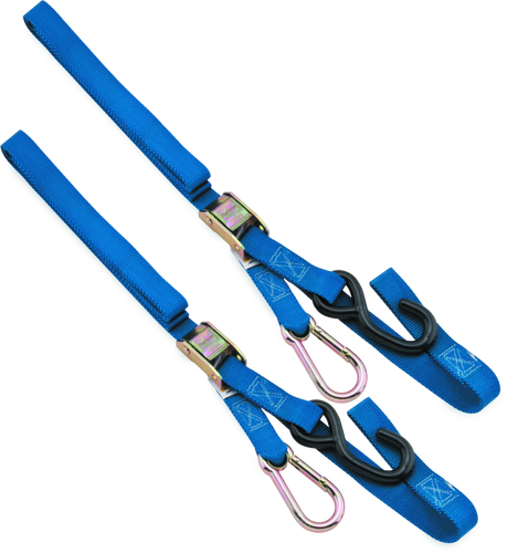 BikeMaster Tiedown Carabiner Softhook - Blue