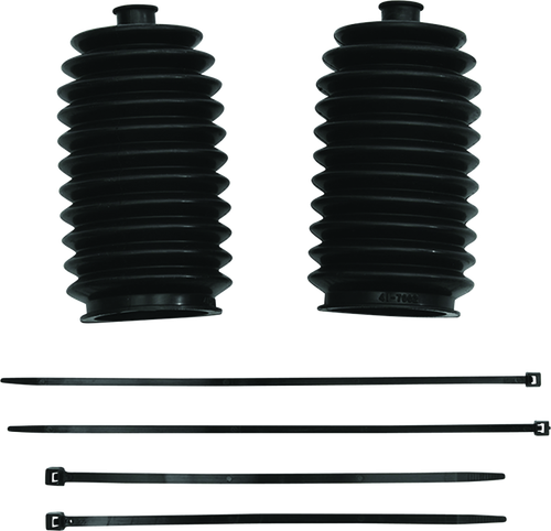 QuadBoss 17-19 Polaris ACE 500 Steering Rack Tie Rod Assembly Kit - Replacement Race Boot