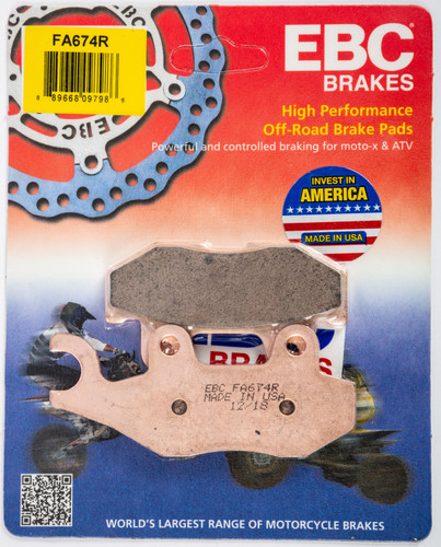 Brake Pads Fa674r Sintered R Series