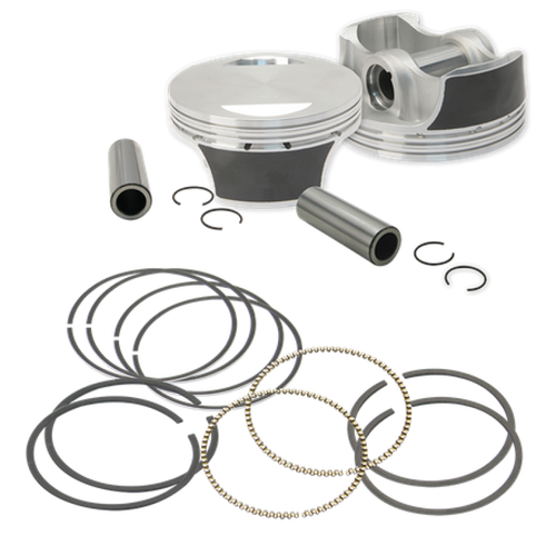 S&S Cycle 07-17 BT 3.927in Standard Bore 106in Big Bore Forged Piston Set