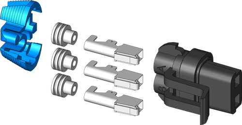 KFI Wire Harness Female End Plug