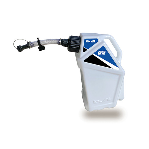Matrix Concepts M5 0.5 Gallon Utility Can White-Blue