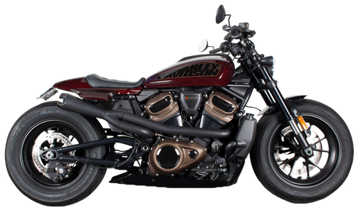 Comp-s 2-1 Sportster S Black W/cf End Cap