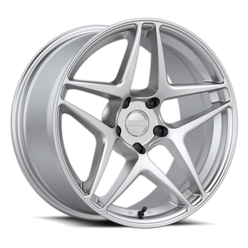 Kansei K15H Astro 18x9in / 5x100 BP / 22mm Offset / 73.1mm Bore - Hyper Silver Wheel