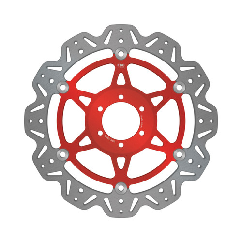 EBC 00-02 Ducati Monster 400 Single Disc Front Left/Right Vee Floating Red Rotor