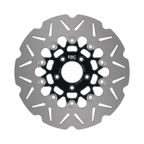 EBC 2006 Harley-Davidson Dyna FXDi 35th Anniversary Super Glide Front Left/Right Vee Float Blk Rotor
