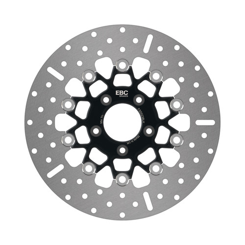 EBC 07-10 Harley-Davidson Sportster XL 883 L Low Front Black Chrome Rotor