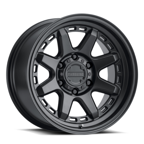 Raceline 947B Scout 17x9in / 8x170 BP / -12mm Offset / 125.2mm Bore - Satin Black Wheel