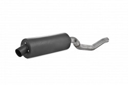 Single Slip-on System W/ 4.25" Sport Muffler Blk