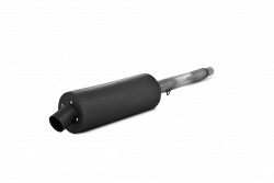 Single Slip-on System W/ 4.25" Sport Muffler Blk