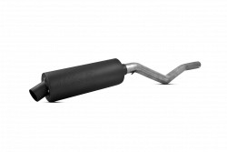 Single Slip-on System W/ 4.25" Sport Muffler Blk