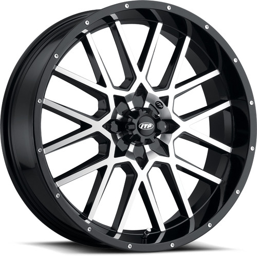 Hurricane Black/machined 18x6.5 4/156 4 + 2.5 (+10mm)