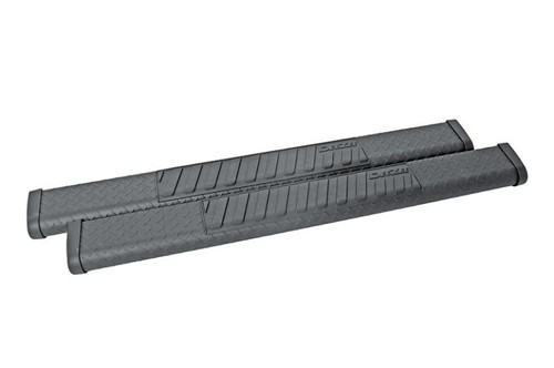 Dee Zee Universal Tubes - 6In Oval - Brite Tread Aluminum (RegCab)