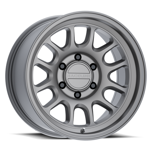 Raceline 958T Rogue 16x8in / 6x139.7 BP / 0mm Offset / 106.1mm Bore - Titanium Wheel