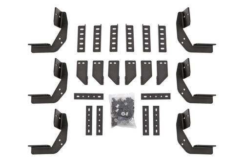 Dee Zee 13-23 Dodge Ram Running Board Rough Step Bracket Kit
