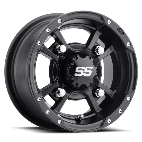 ITP SS 112 9x8 / 4x110 BP / 3+5 Offset Black Wheel