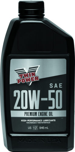 Twin Power 20W50 Premium Oil - Quart